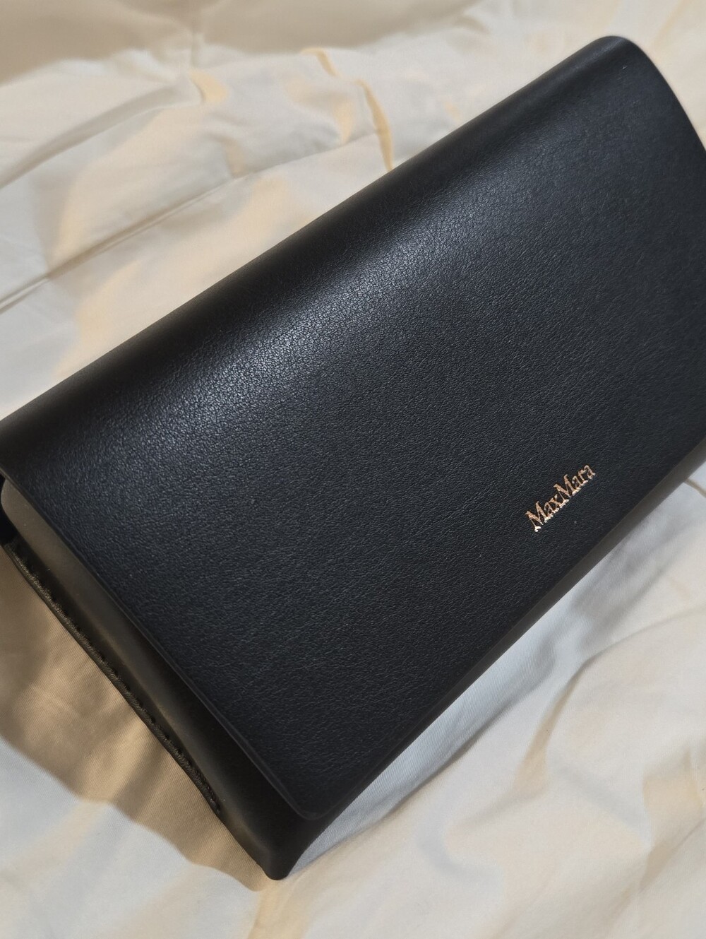 MAX MARA BLACK LARGE SUNGLASSES CASE
